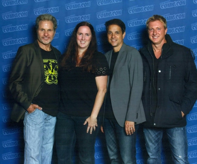Martin Kove (Corner Left) as seen in a picture taken at New York Comic Con in 2014