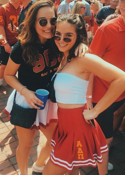 Natalie Noel (Right) as seen while posing with Abbie Bennett in September 2018