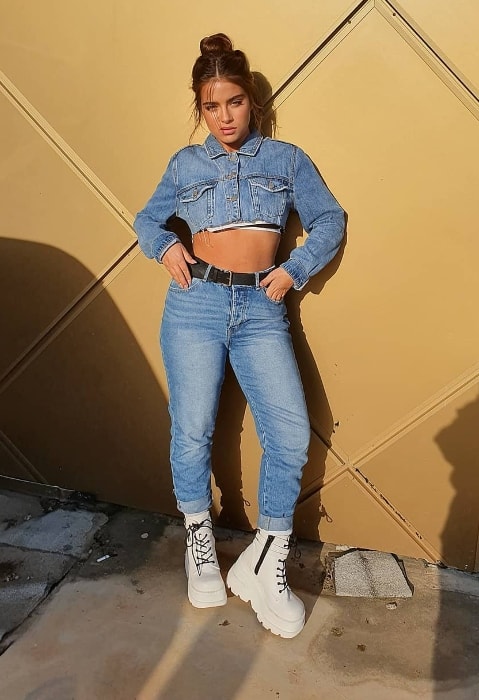 Noa Kirel as seen while posing for the camera in April 2019