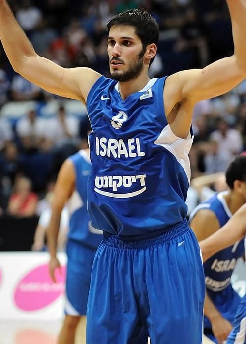 Omri Casspi during a match at Barona Arena in August 2010