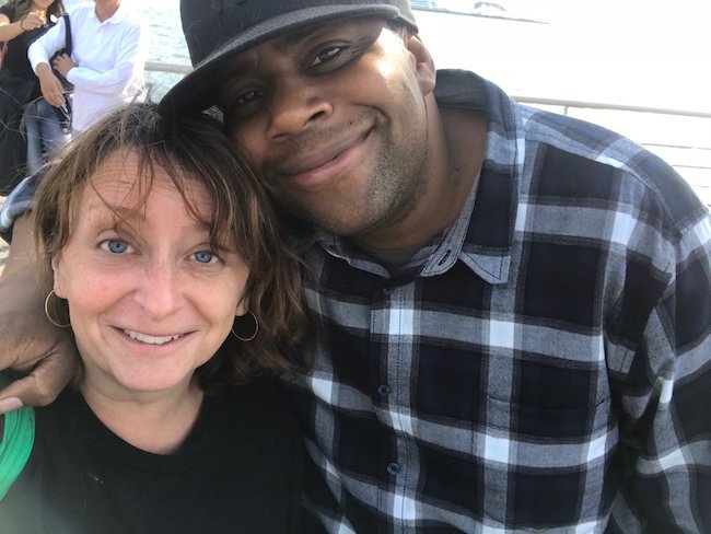 Rachel Dratch in a selfie with an SNL castmate in 2018