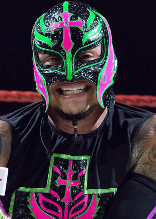 Rey Mysterio at a Destiny Wrestling show in Mississauga in October 2015