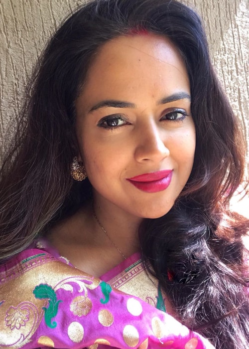 Sameera Reddy as seen in a selfie taken in May 2019