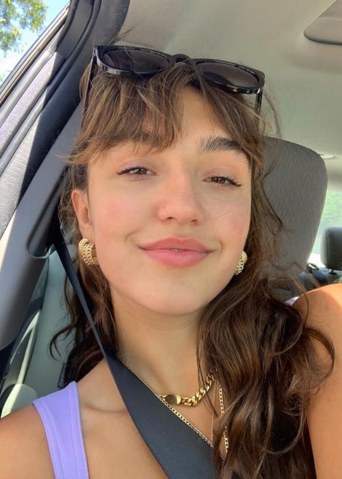 Savannah Latimer in a selfie as seen in May 2019