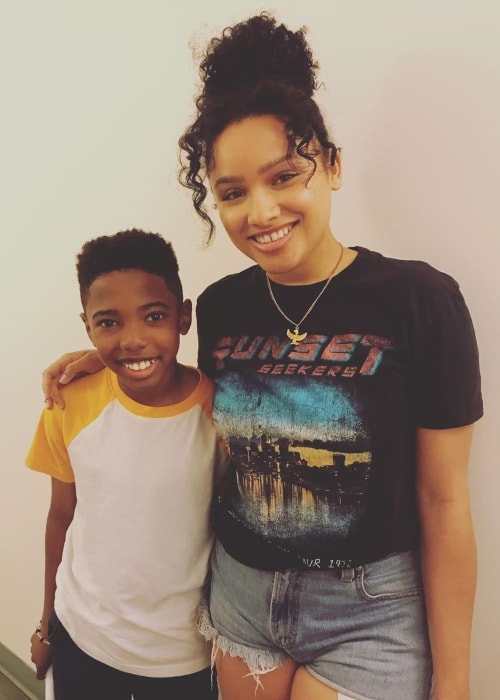 Seth Banee Carr as seen in a picture with Jaylen Barron in May 2019