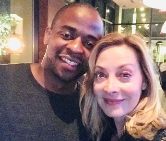 Sharon Lawrence and Dule Hill as seen in April 2019