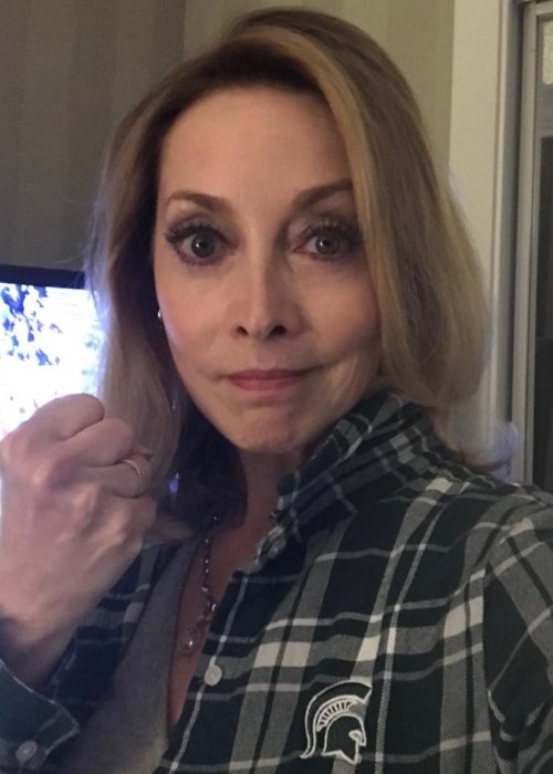 Sharon Lawrence in an Instagram selfie as seen in April 2019