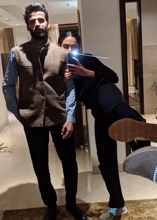 Sobhita Dhulipala as seen in a selfie with her beau Pranav Misra in May 2019