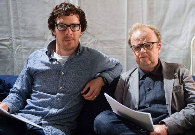 Toby Jones (Right) and Benedict Cumberbatch as seen in 2018