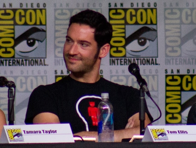 Tom Ellis as seen while attending the 2016 San Diego Comic-Con in San Diego, California, United States