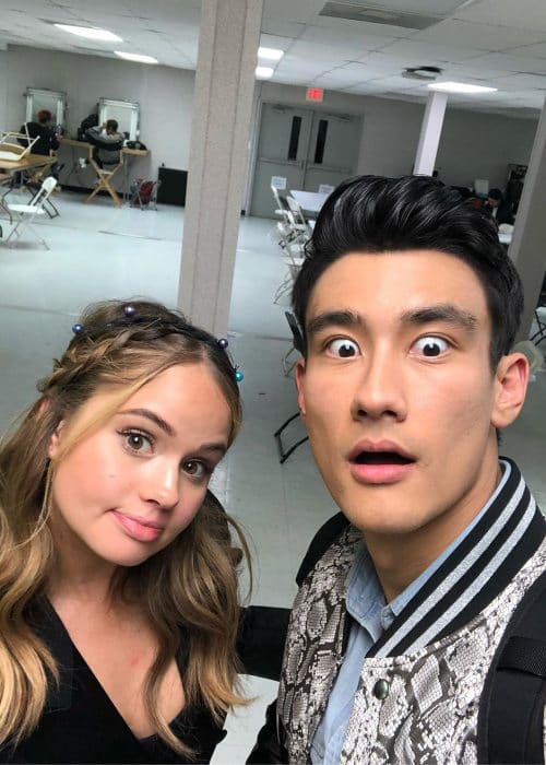 Alex Landi and Debby Ryan in a selfie as seen in May 2019