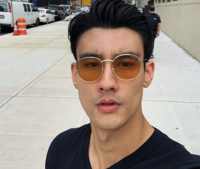 Alex Landi in an Instagram selfie as seen in May 2019