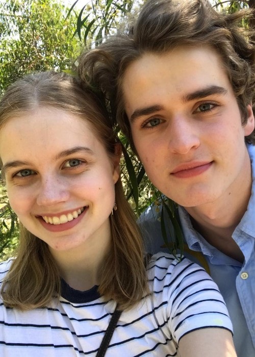 Angourie Rice with her boyfriend as seen in January 2019