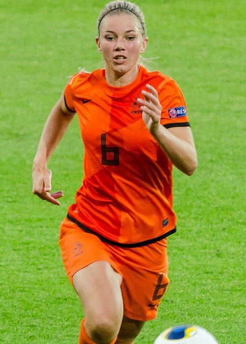 Anouk Hoogendijk during the UEFA Women's Euro in 2013