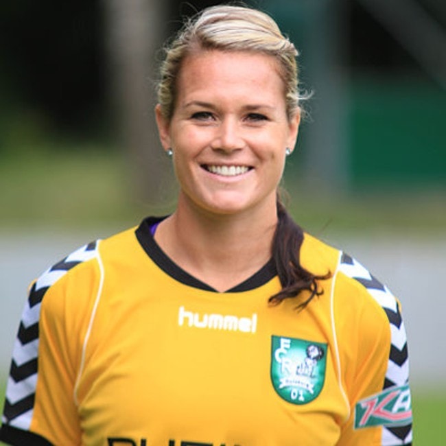 Ashlyn Harris as seen in August 2012