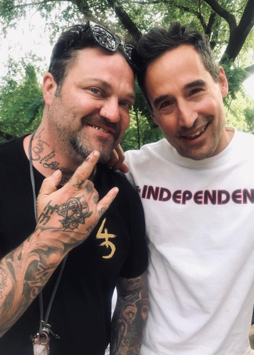 Bam Margera as seen in an Instagram picture with Dr. Darren Menditto in June 2019