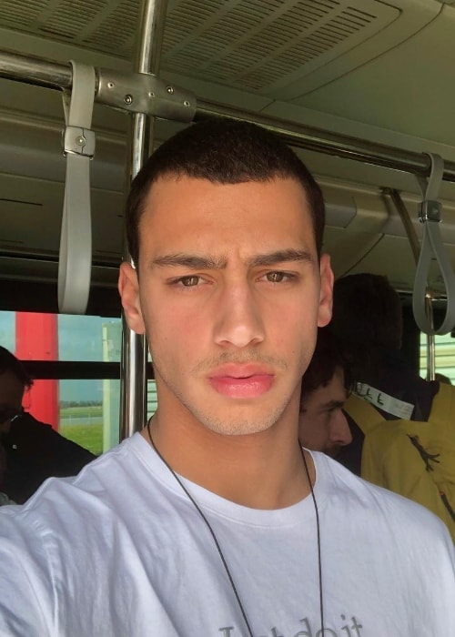 Barak Shamir as seen while taking a selfie in Venice, Italy in March 2019