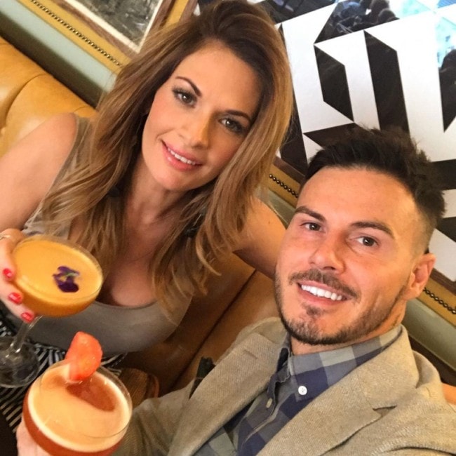 Billy Wingrove with his wife Katie as seen in June 2019