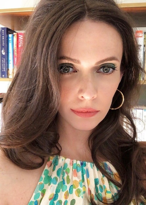 Bitsie Tulloch as seen while taking a gorgeous selfie during a photo shoot with Elisabeth Caren in May 2019