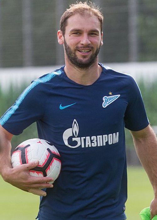 Branislav Ivanovic during a practice match as seen in September 2018