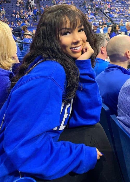 Brittany Renner in an Instagram post as seen in February 2019