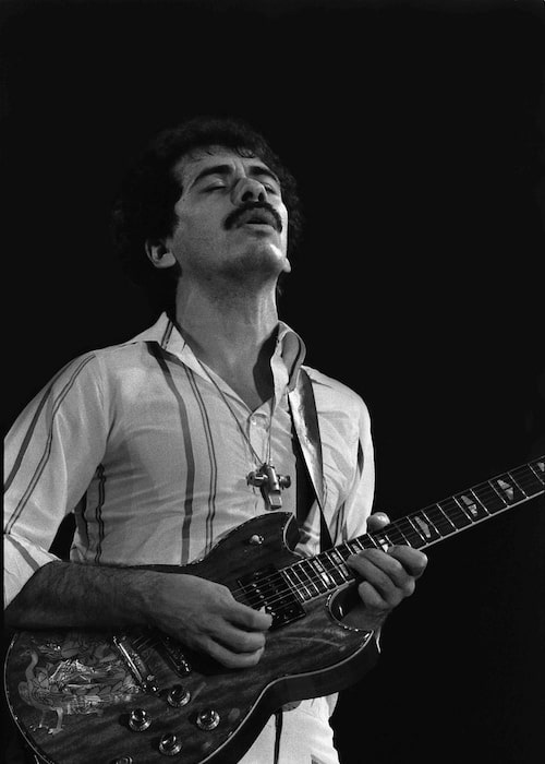 Carlos Santana during The Inner Secrets Tour 1978 in The Netherlands