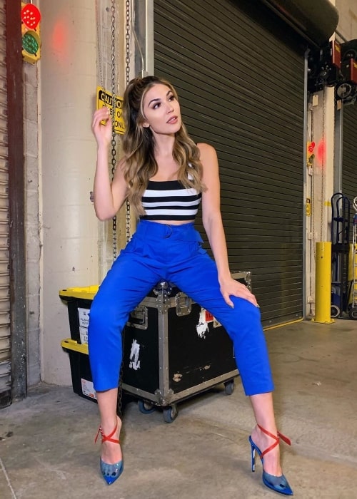 Cathy Kelley as seen while posing for a picture at Tacoma Dome located in Tacoma, Washington, United States in June 2019
