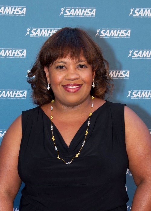 Chandra Wilson as seen while posing for the camera at the 2014 Voice Awards event held at Royce Hall on the campus of University of California, Los Angeles (UCLA) in August 2014
