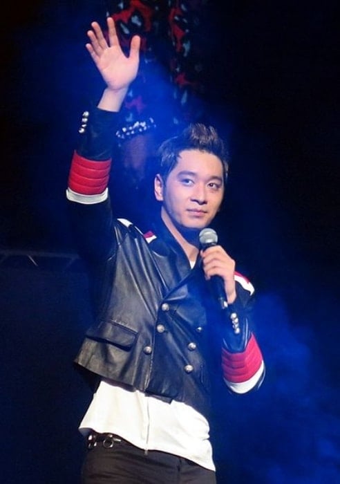 Chansung as seen at the Go Crazy World Tour in the United States in November 2014