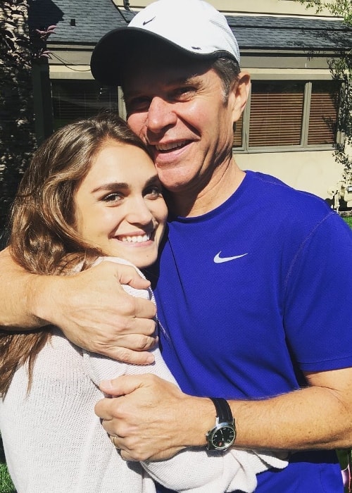 Claire Blackwelder as seen while posing for a picture with her father in June 2019