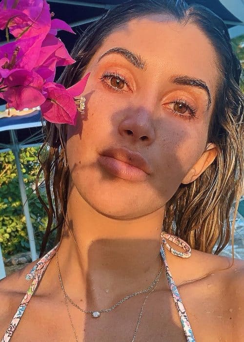 Claudia Sampedro in an Instagram selfie as seen in April 2019