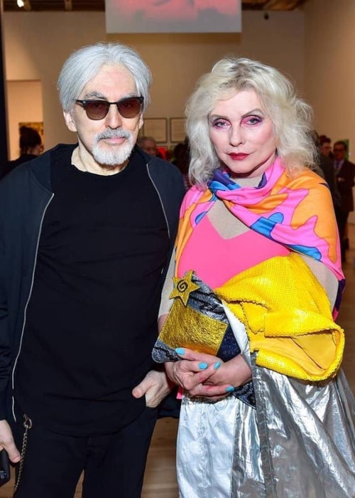 Debbie Harry and founding member of Blondie Chris Stein as seen in a picture taken in November 2018