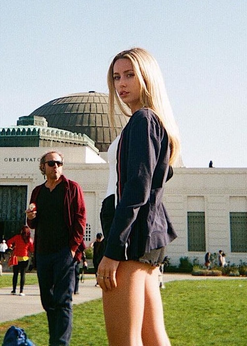 Eden McCoy as seen in a picture taken in front of Griffith Observatory, Los Angeles, California in April 2019