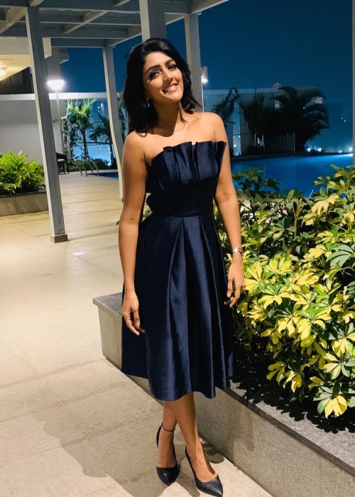 Eesha Rebba as seen in a picture taken in January 2019