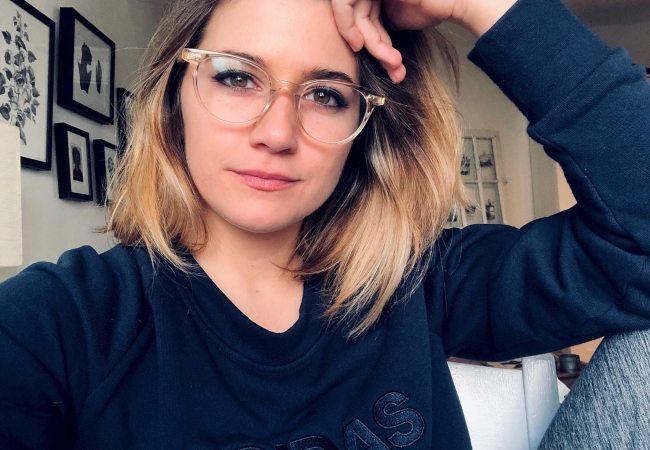 Elise Bauman in an Instagram selfie as seen in December 2018