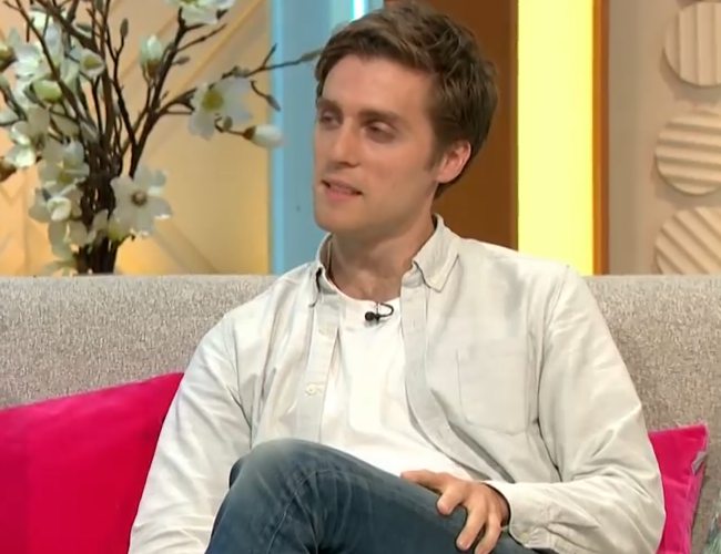 Jack Farthing during an interview on the TV show Lorraine in June 2018