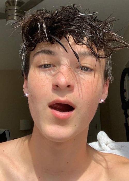 Jackson Felt in an Instagram selfie as seen in May 2019