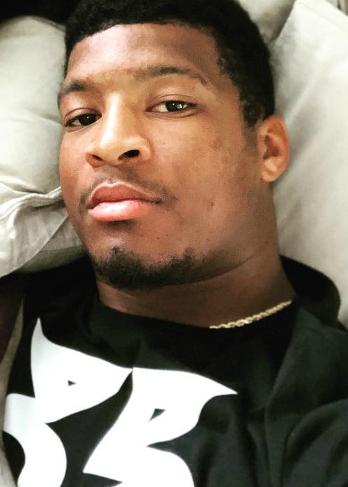 Jameis Winston in an Instagram selfie as seen in February 2019