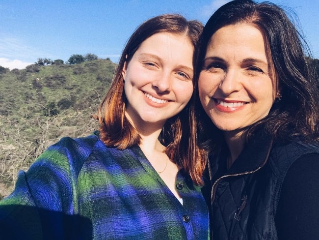 Jane Widdop as seen while posing for a picture with her mother in March 2019