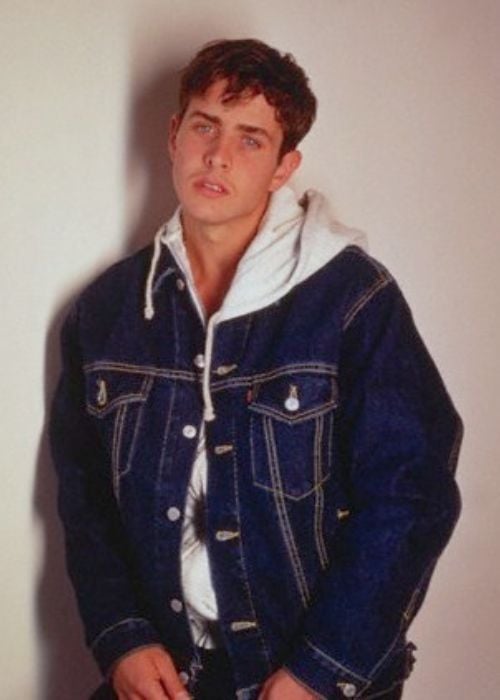 Joey McIntyre during his younger days with New Kids on the Block