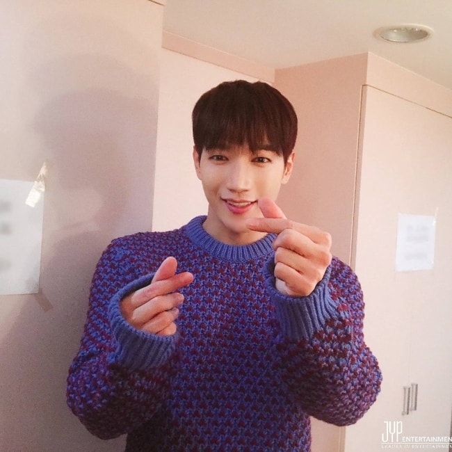 Jun. K as seen posing for an Instagram post in December 2017