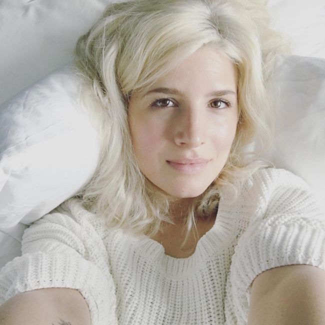 Kate Albrecht as seen in an Instagram selfie in February 2017