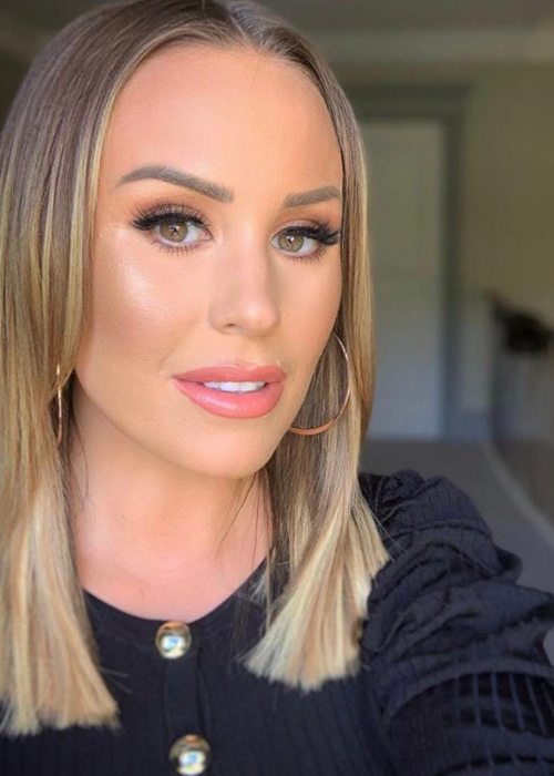 Kate Wright in an Instagram selfie as seen in May 2019