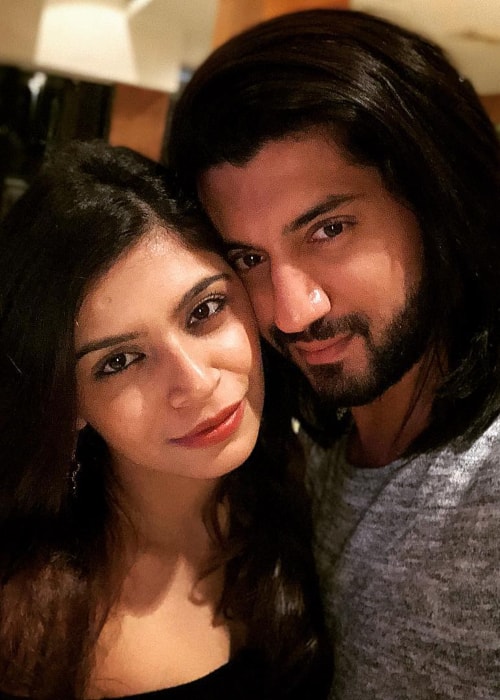 Kunal Jaisingh as seen in a selfie with his beautiful wife Bharati K Jaisingh in January 2018