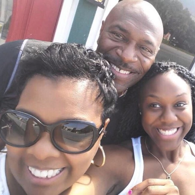 Lee Haney with his family as seen in August 2015