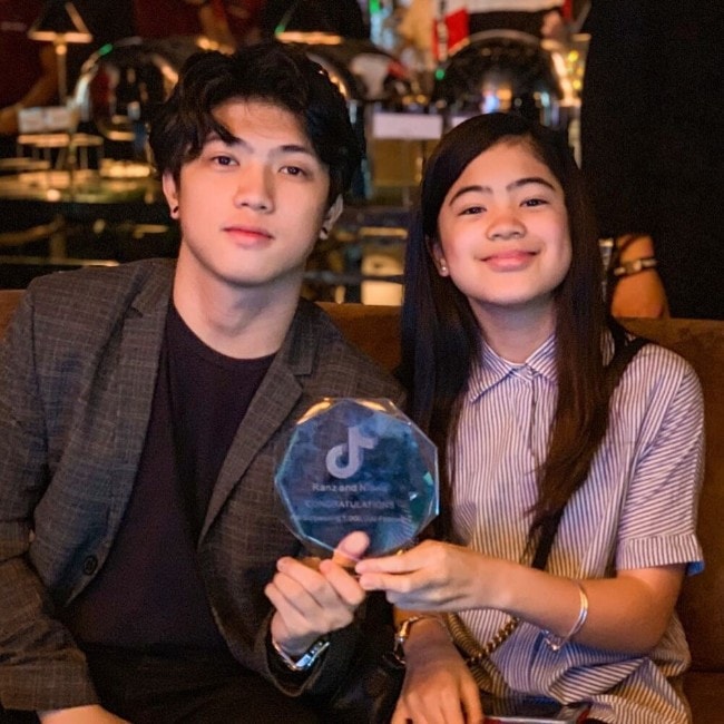 Niana Guerro with her brother Ranz Kyle as seen in February 2019