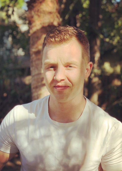 Noel Fisher in an Instagram post as seen in August 2018