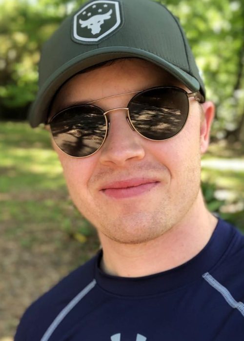 Noel Fisher in an Instagram selfie as seen in April 2018