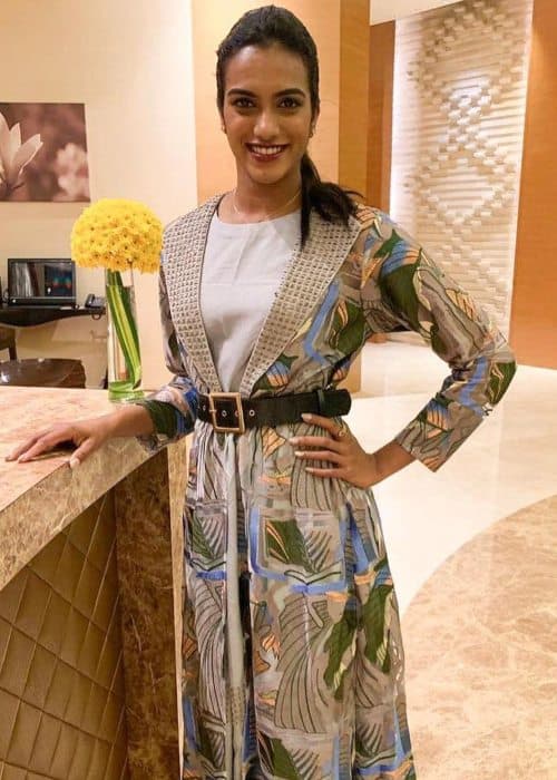 P. V. Sindhu as seen in February 2019