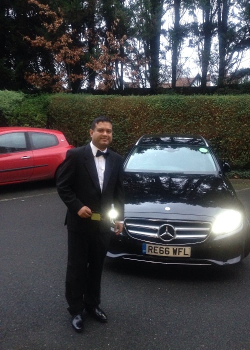 Paul Sinha as seen posing for a picture in January 2018